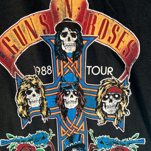 Guns and Roses 1988 tour Xtra-Large shirt - Picture 2 of 10